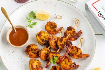 Prawns Zaffrani Skewers