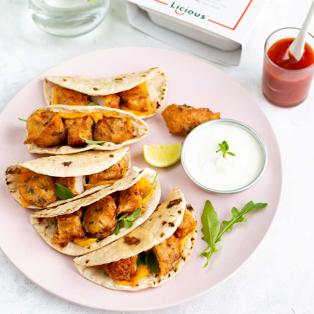 Spicy Chicken Soft Tacos