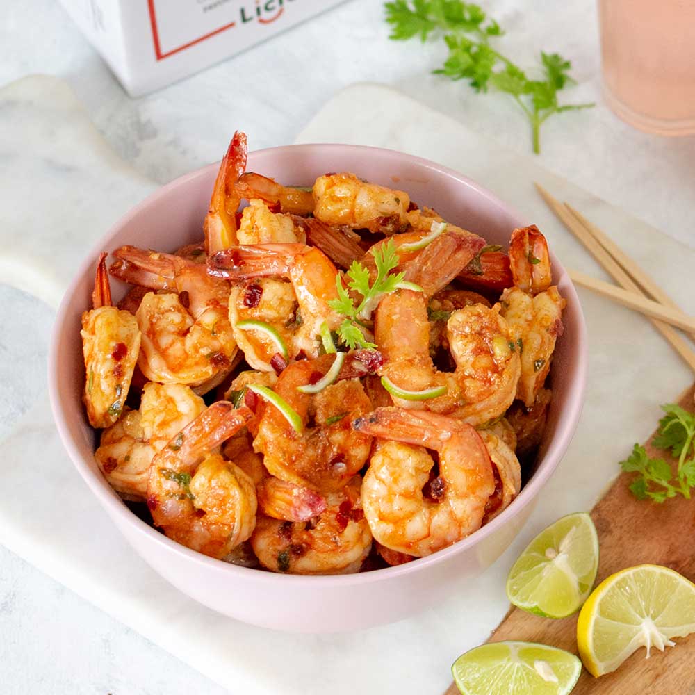 Sweet Chilli Lime Prawn Recipe