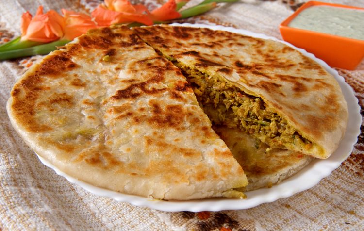 Chicken Kheema Paratha