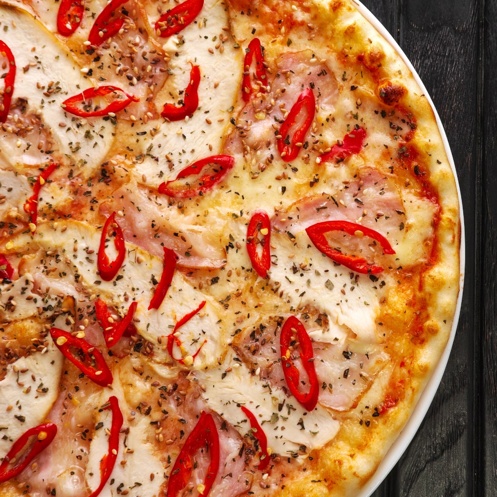 Chilli Chicken Pizza