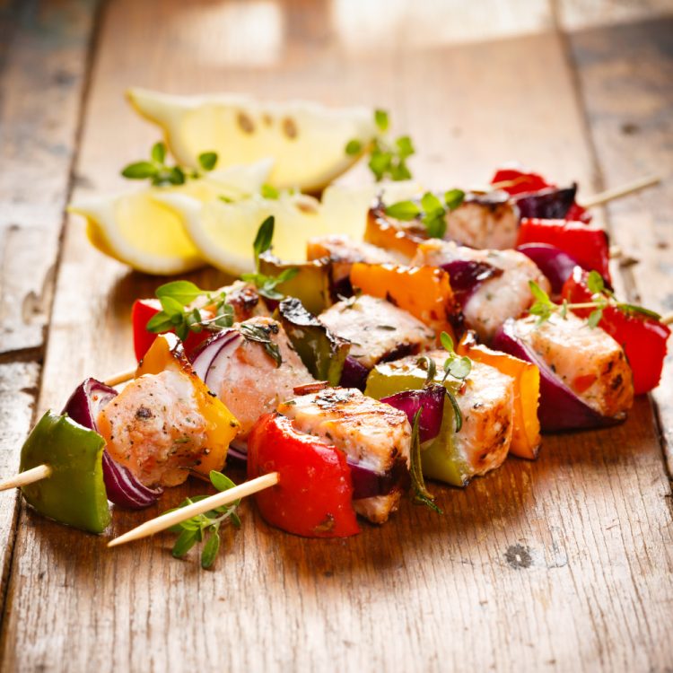 Fish Skewer Kebabs Recipe