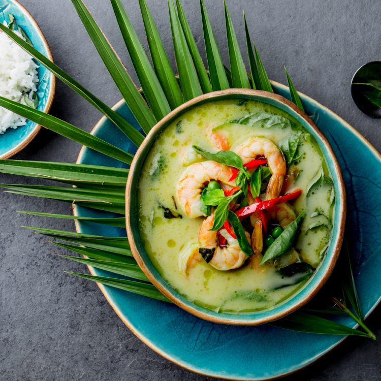 Thai Green Prawn Curry Recipe – How To Make Thai Green Prawn Curry ...