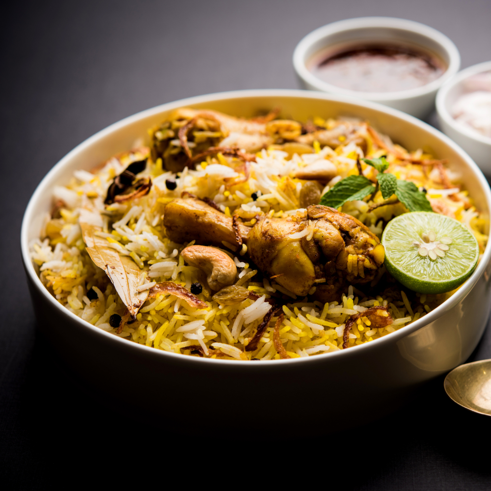 Chicken Pulao with Raita