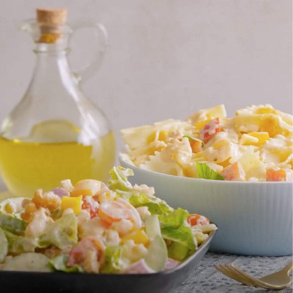 Salad dressing made with Licious spreads