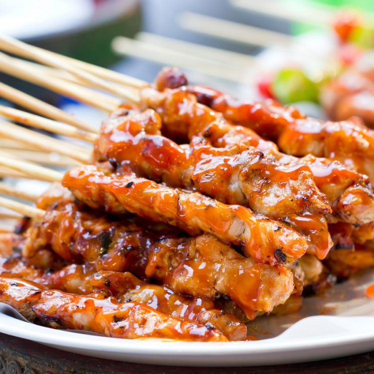 Ginger Soy Chicken Skewers