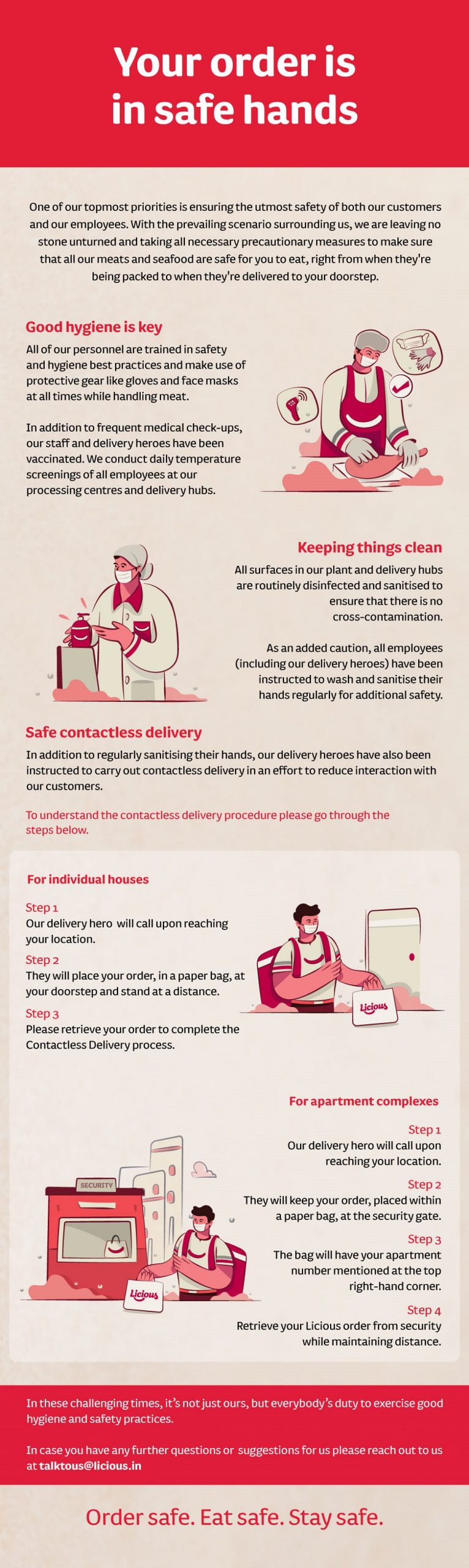 Safe, contactless delivery