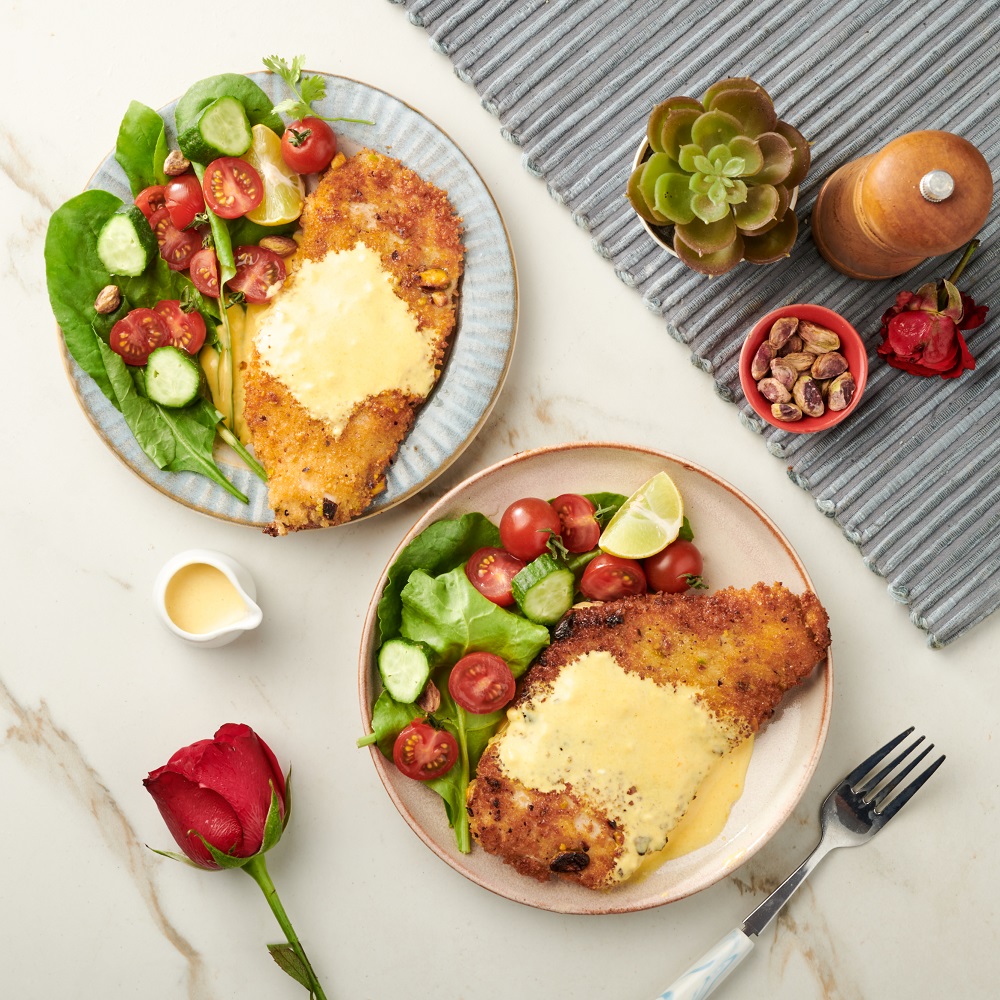 Pistachio Crusted Pan Roasted Chicken Breast