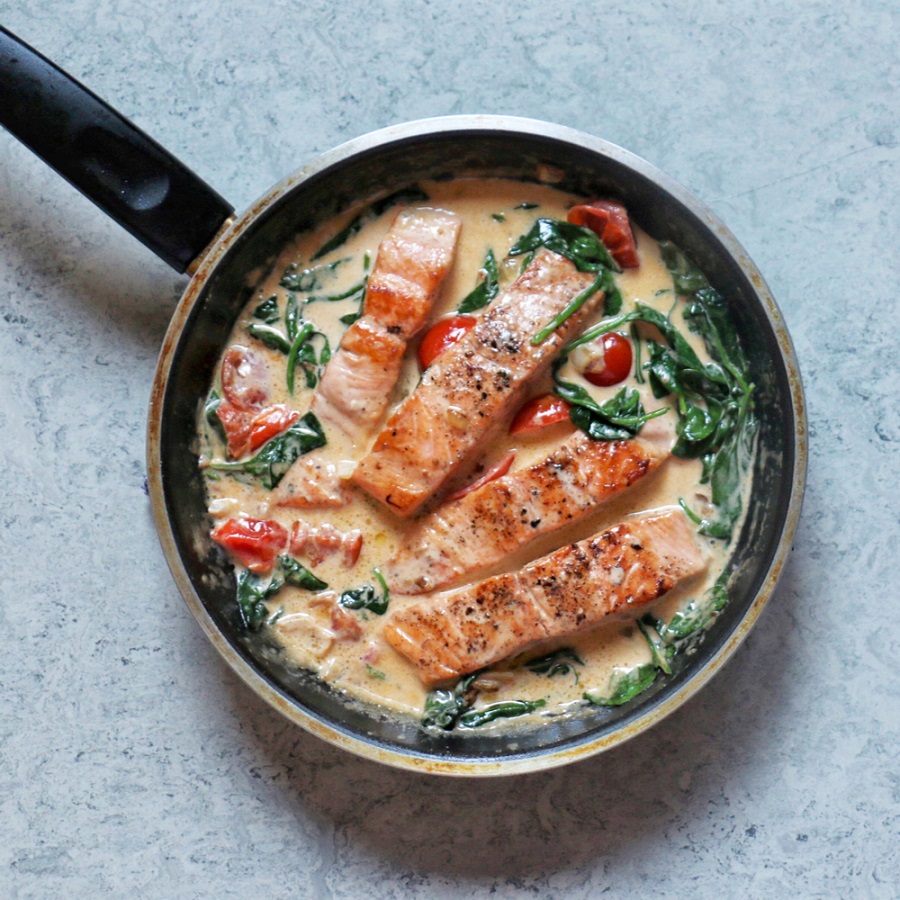 Try This Simple Tuscan Salmon Recipe That Takes Only 20 Minutes to Prepare!