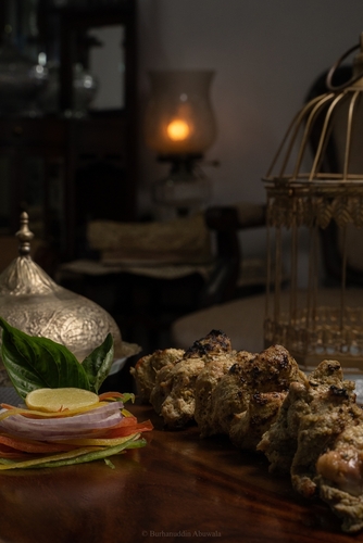 A,Deliciously,Plated,Malai,Chicken,,An,Indian,Mughlai,Dish