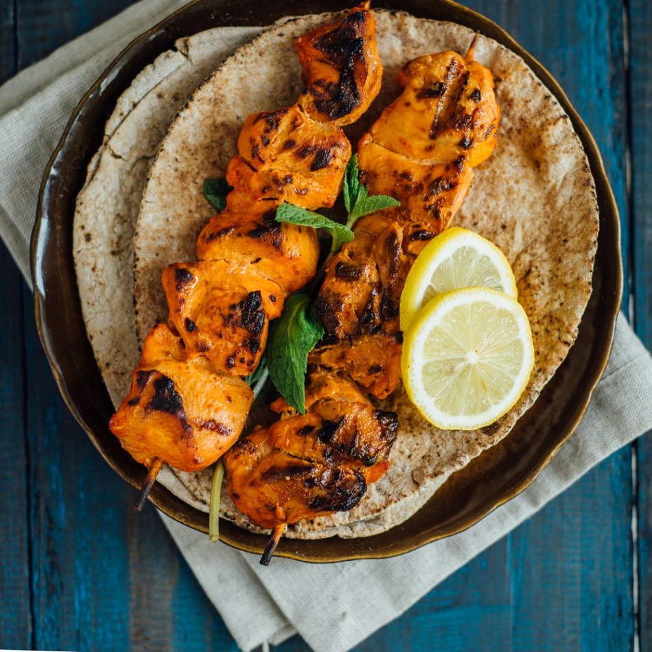 Tandoori Chicken Skewers