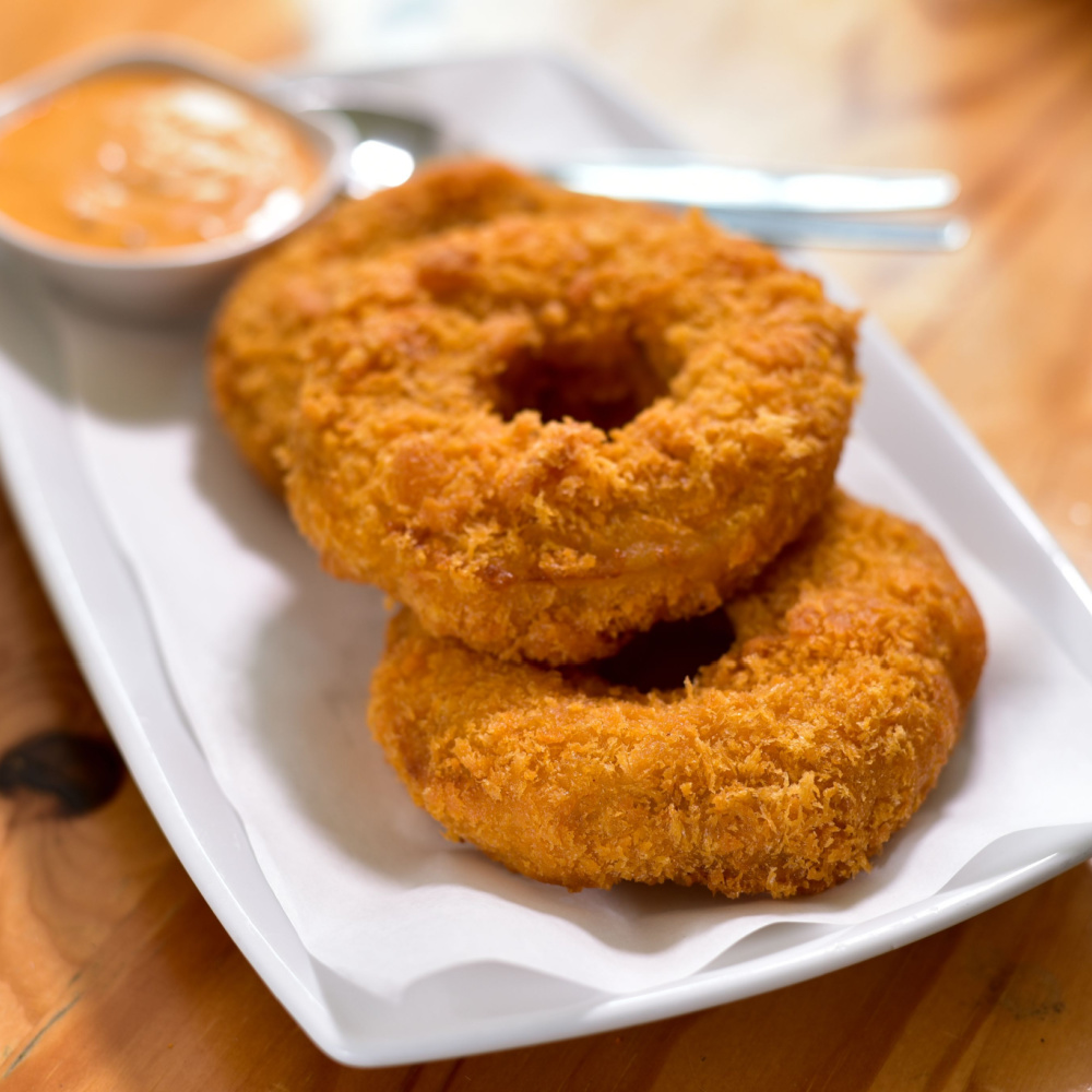 Prepare delicious chicken donuts at home by following this recipe!