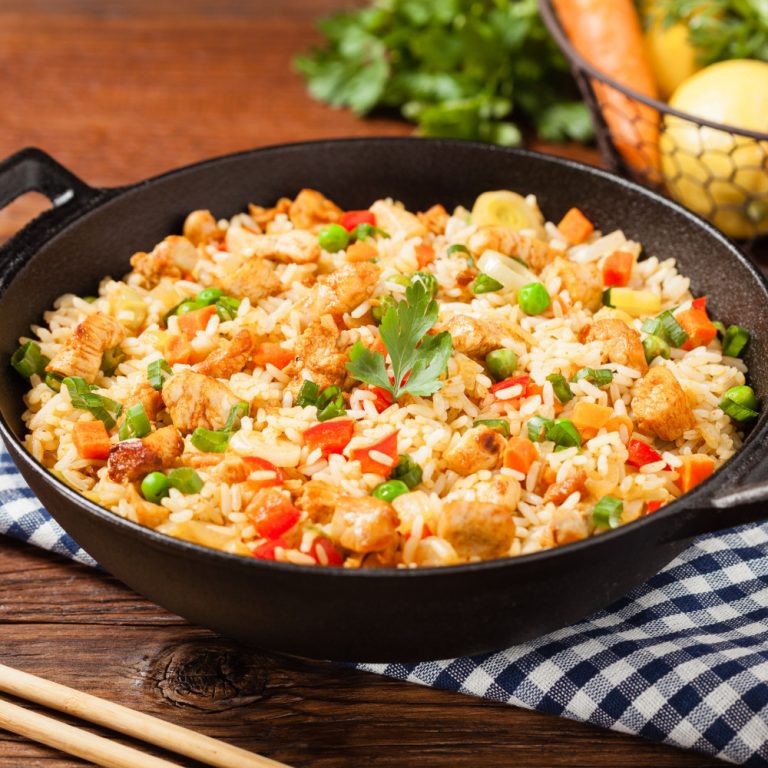 Chicken Fried Rice (Quick Flavorful Recipe) | Favorite Fried Rice!