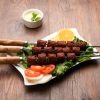 Nazaqati Boti Kebab on a tray