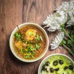 Murgh Makkai Shorba in a bowl